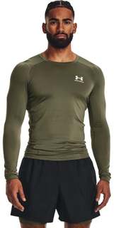 Лонгслив Under Armour Heatgearï¾ Armour Long Sleeve, зеленый