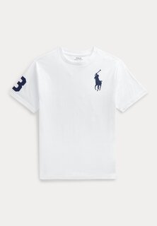 Футболка с принтом Polo Ralph Lauren, цвет white