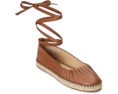 Балетки LAUREN Ralph Lauren Cecilia Espadrilles Flat, цвет Deep Saddle Tan