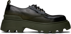 Дерби цвета хаки Lug Sole Olive Fonce Ami Paris