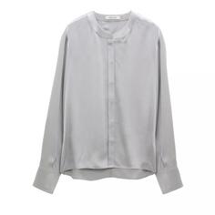 Футболка sleek attraction bluse 927 silver grey Dorothee Schumacher, серый