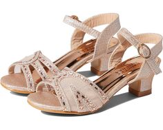 Туфли Badgley Mischka Victoria Studded Sandal, розовое золото