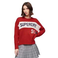 Свитер Superdry Retro Ski, красный