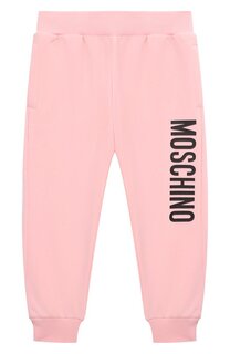 Хлопковые джоггеры Moschino