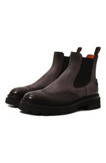 Кожаные челси Milano Santoni