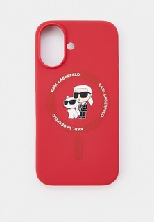 Чехол для iPhone Karl Lagerfeld 16, с MagSafe, силиконовый Liquid silicone