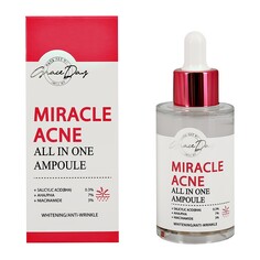 Сыворотка для лица GRACE DAY MIRACLE с ниацинамидом и AHA,BHA,PHA-кислотами отшелушивающая 50 мл