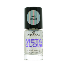 Топовое покрытие для ногтей ESSENCE META GLOW с голографическим эффектом