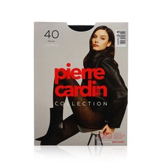 Женские колготки с рисунком Pierre Cardin Losange 40den Nero 2 размер