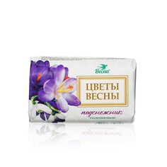 Туалетное мыло Весна Цветы весны " Подснежник " 90г