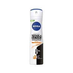 Женский дезодорант - спрей Nivea Черное и белое Невидимый extra 150мл