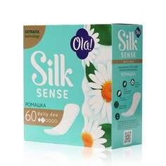 ежедневные прокладки Ola! silk sense Daily Deo Ароматизированные " Солнечная ромашка " 60шт