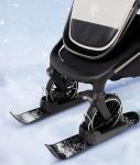 Лыжи (накладки) на колеса детских колясок Amarobaby Skis черный (AB24-20SKI/09)