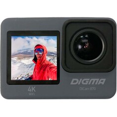 Экшн-камера Digma DiCam 870 Grey DiCam 870 Grey