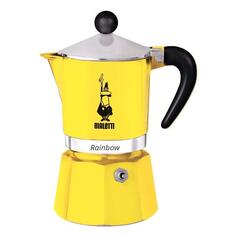 Кофеварка гейзерная Bialetti Rainbow, 3 чашки Yellow (4982) Rainbow, 3 чашки Yellow (4982)