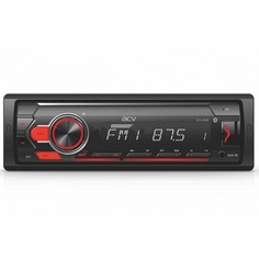 Автомагнитола ACV AVS-912BR (1din/красная/Bluetooth/USB/AUX/SD/FM/4*50)