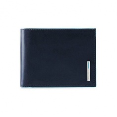 Кошелек Piquadro Blue Square, синий, 12,5х9,5х2 см PU1239B2R/BLU2