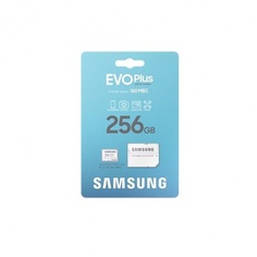 Карта памяти Samsung 256GB EVO PLUS (2024) U3, V30, A2 + adapter (MB-MC256SA/EU)