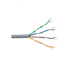 Кабель витая пара Bion BCL-U5451-101 U/UT P, кат.5e, 4x2x0,51мм AWG 24, CCA, одножильный, PVC, для внутренней прокладки, 305м, серый