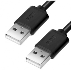 Кабель Greenconnect 1.0m USB 2.0, AM/AM, черный (GCR-UM5M-BB2S-1.0m)