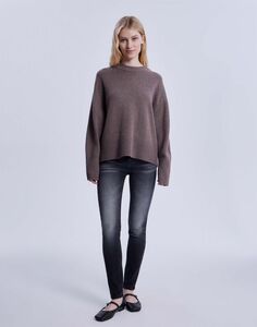 Серые джинсы Legging с эффектом варки Gloria Jeans