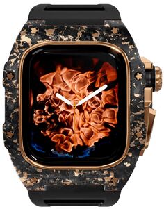 Бренд Чехол Caviar Case Extreme Impulse для Apple Watch 45 мм, сталь, черный/золотой