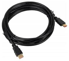 Кабель HDMI 3м BURO BHP HDMI V1.4 3M LOCK круглый черный