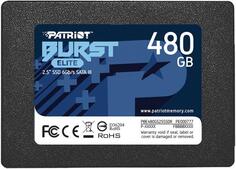 Твердотельный накопитель SSD 2.5 480 Gb Patriot Burst Elite Read 450Mb/s Write 320Mb/s 3D NAND TLC Патриот