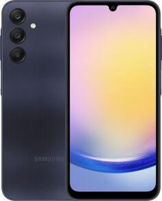 Смартфон Samsung SM-A256E Galaxy A25 128Gb 6Gb темно-синий моноблок 3G 4G 2Sim 6.5 1080x2340 Android 14 50Mpix 802.11 a/b/g/n/ac NFC GPS GSM900/1800