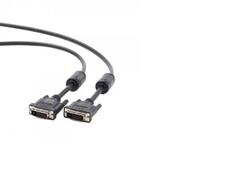 Кабель DVI-DVI 1.8м Dual Link Gembird экранированный ферритовые кольца черный CC-DVI2-BK-6