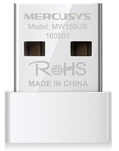 Сетевой адаптер WiFi Mercusys MW150US USB 2.0 (ант.внутр.) 1ант.