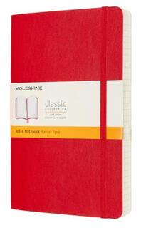 Блокнот Moleskine CLASSIC SOFT EXPENDED QP616EXPF2 Large 130х210мм 400стр. линейка мягкая обложка красный