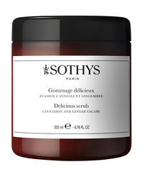 Ароматный скраб для тела с корицей и имбирем Sothys Delicious Scrub