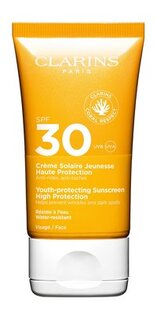 Солнцезащитный крем для лица против морщин Clarins Youth-Protecting Sunscreen High Protection SPF 30