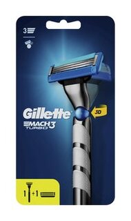 Станок для бритья со сменными кассетами Gillette Mach3 Turbo 3D Razor