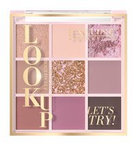 Тени для век Eveline Look Up Lets Try! Eyeshadow Palette