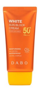 Водостойкий солнцезащитный крем для лица Dabo White Sun Block Cream SPF 50+ PA+++