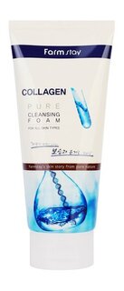 Очищающая пенка для лица с коллагеном FarmStay Collagen Pure Cleansing Foam