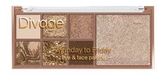 Мультифункциональная палетка для лица Divage Monday To Friday Eye and Face Palette