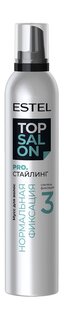 Мусс для волос средней степени фиксации Estel Top Salon Pro.Стайлинг Мусс для волос Нормальная фиксация 3