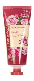 Крем для рук с экстрактом лепестков розы FarmStay Pink Flower Blooming Hand Cream Pink Rose