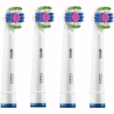 Насадка для электрической зубной щетки Oral-B EB18pRB-4 3D White EB18pRB-4 3D White