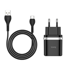 Сетевое зарядное устройство USB Hoco C12Q 3А QC3.0 черный C12Q 3А QC3.0 черный