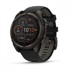 Смарт-часы Garmin Fenix 8 AMOLED Sapphire 47мм темно-серый черные Fenix 8 AMOLED Sapphire 47мм темно-серый черные