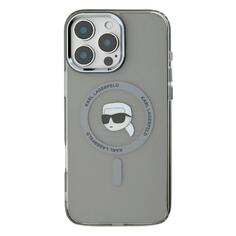 Чехол Karl Lagerfeld NFT Karl Head Metal Camera MagSafe для iPhone 16 Pro Max, PC/TPU White/Black (KLHMP16XHLSKIK) NFT Karl Head Metal Camera MagSafe для iPhone 16 Pro Max, PC/TPU White/Black (KLHMP16XHLSKIK)