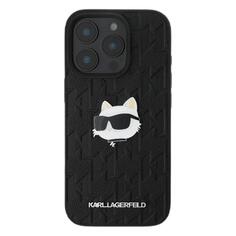 Чехол Karl Lagerfeld Grained Monogram NFT Choupette Metal Head для iPhone 16 Pro Max, PU, черный (KLHCP16XPGKLCHPK) Grained Monogram NFT Choupette Metal Head для iPhone 16 Pro Max, PU, черный (KLHCP16XPGKLCHPK)