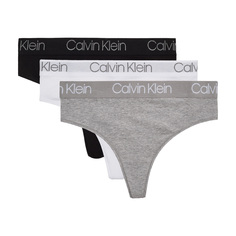 3 Pack HIGH WAIST THONG Calvin Klein