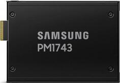 Твердотельный накопитель/ Samsung SSD PM1743, 3840GB, U.3(2.5 15mm), NVMe, PCIe 5.0 x4 R/W 14000/6000MB/s, IOPs 2 500 000/280 000, TBW 7008, DWPD 1 (