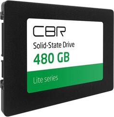 Твердотельный накопитель SSD 2.5 480 Gb CBR Lite Read 550Mb/s Write 520Mb/s 3D NAND TLC SSD-480GB-2.5-LT22