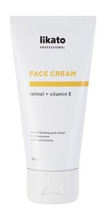 Крем-флюид для лица против акне с ретинолом и витамином Е Likato Professional Retinol + Vitamin E Face Cream